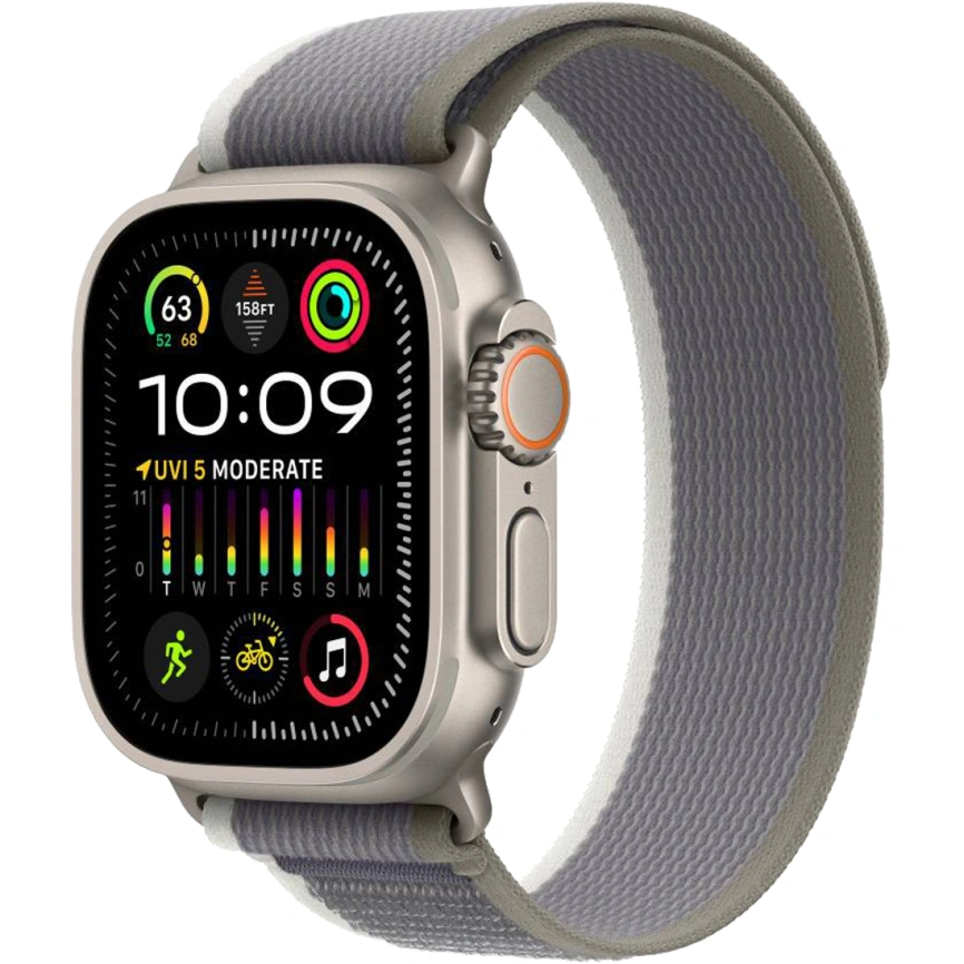 Ремешок Apple Watch Ultra 49mm Green/Gray Trail Loop S/M фото 4