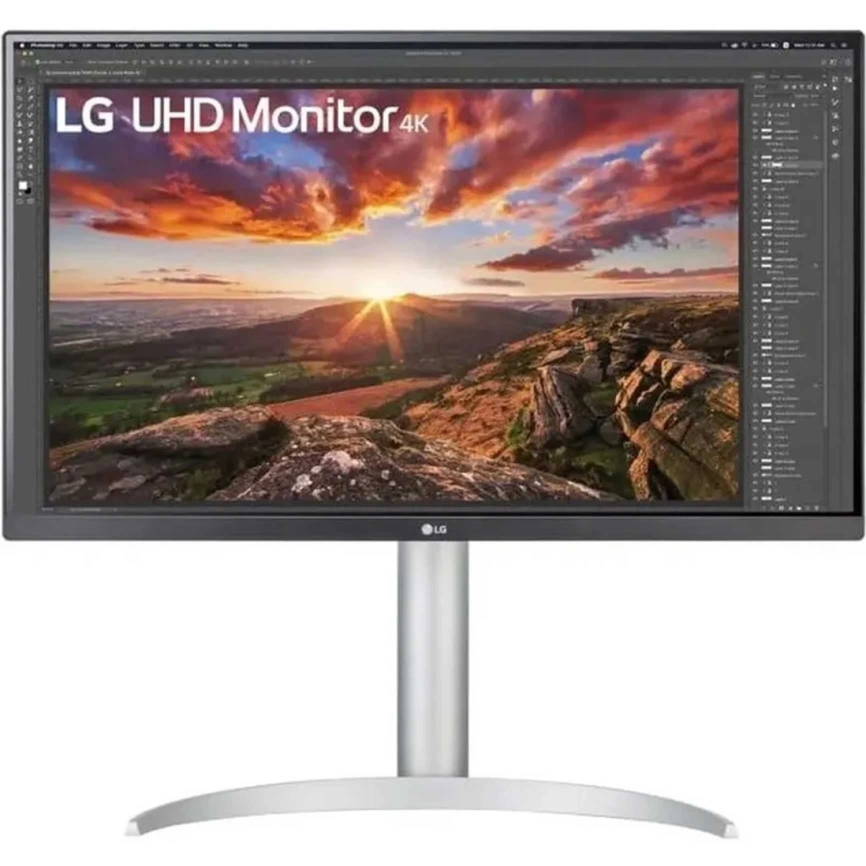 Монитор LG 27" UltraFine 27UP850K-W IPS Black/Silver (27UP850K-W) фото 1