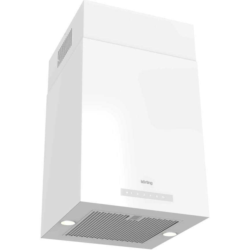Встраиваемая вытяжка Korting KHA 45970 W Cube White фото 1