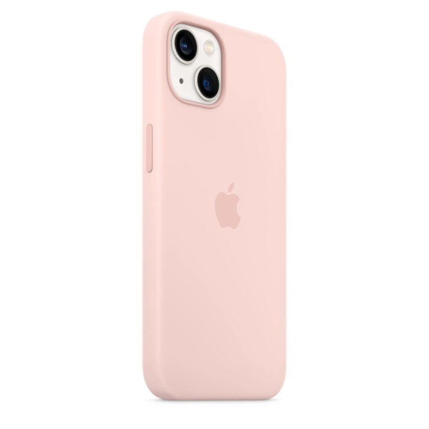 Силиконовый чехол Apple MagSafe для iPhone 13 Розовый мел фото 3