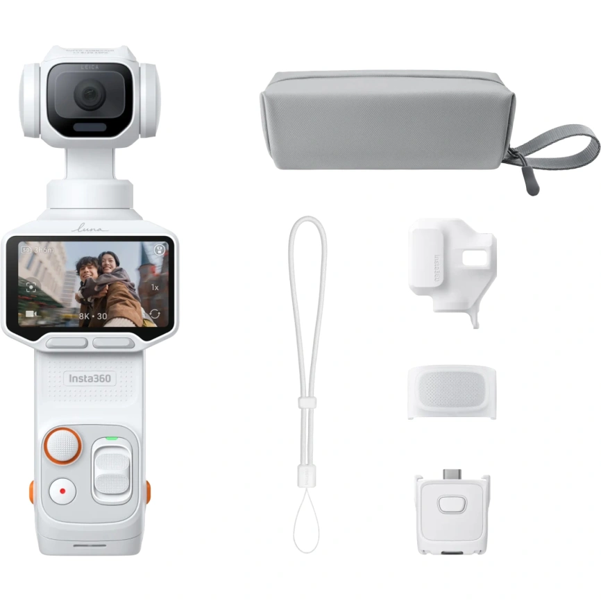 Экшн-камера Insta360 Luna Pro Standard Bundle Stellar White фото 2