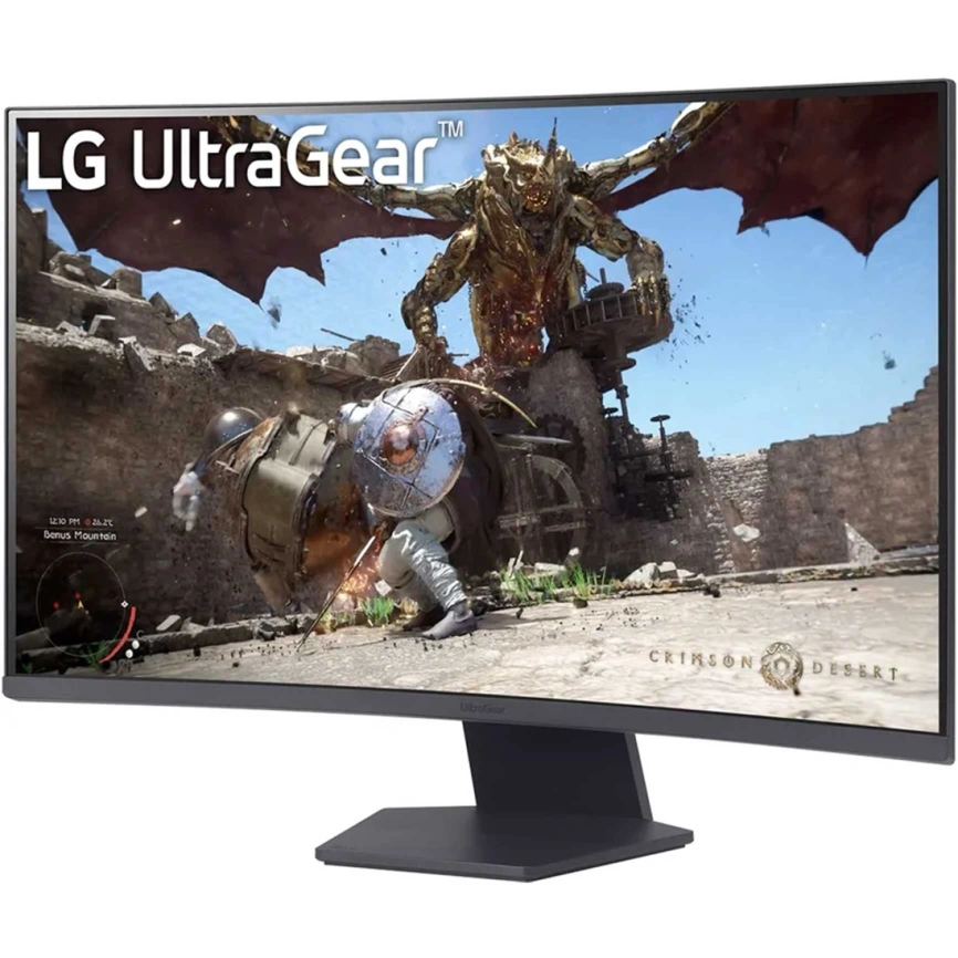 Монитор LG 32" UltraGear 32GS60QC-B VA Black (32GS60QC-B.ARUQ) фото 2