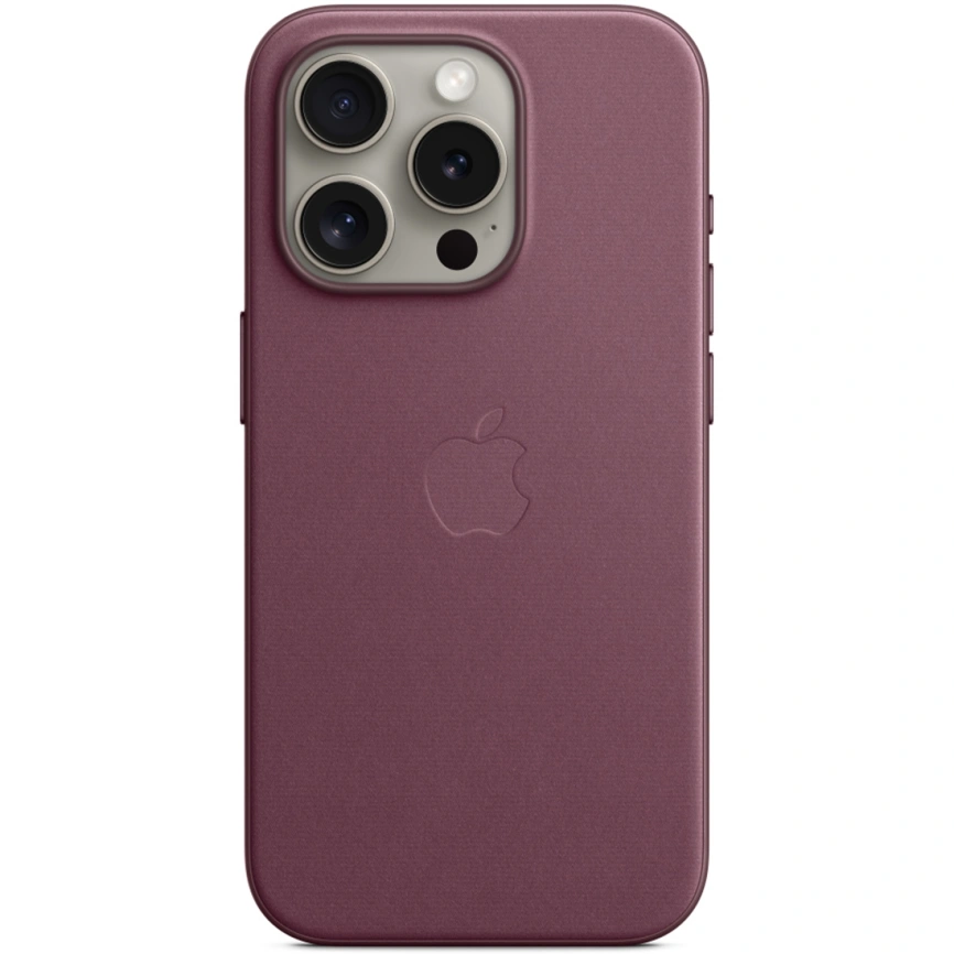 Чехол Apple FineWoven with MagSafe для iPhone 15 Pro Mulberry фото 1