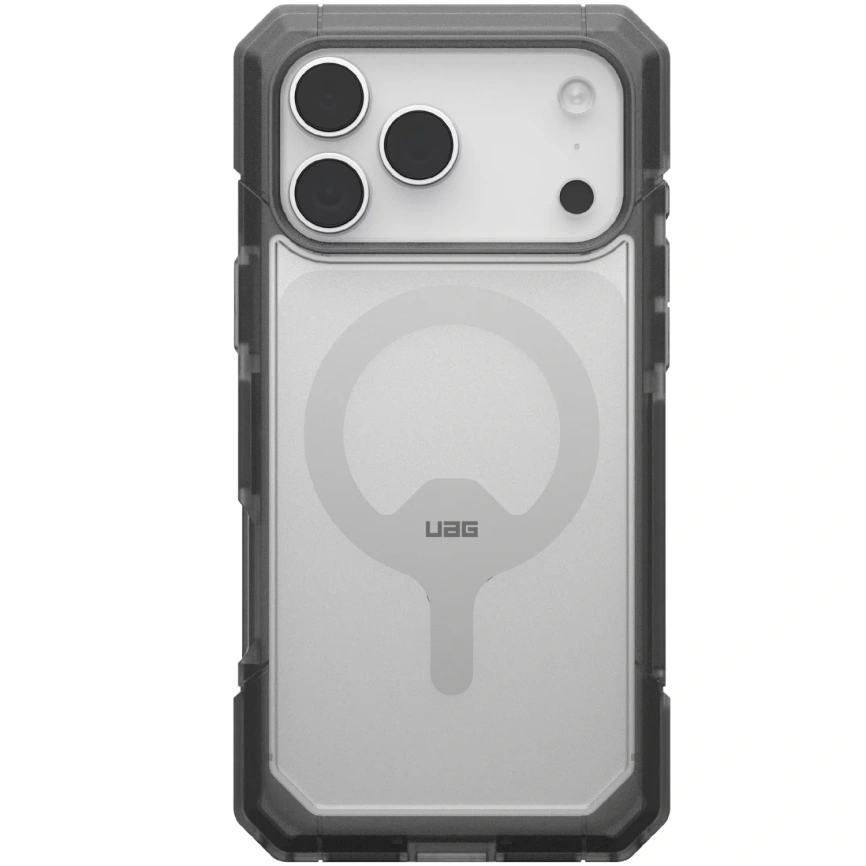 Чехол UAG MagSafe Trooper для iPhone 18 Pro Clear/Ash (114521114G31) фото 3