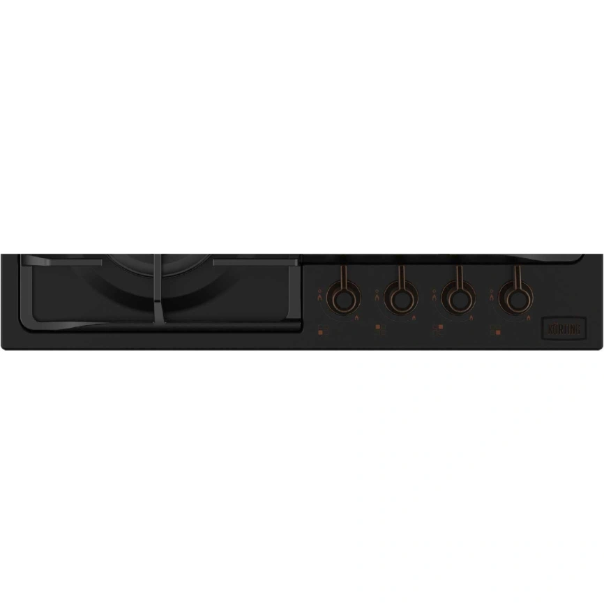 Газовая варочная панель Korting HG 674 CTCN Matte Black/Copper фото 3