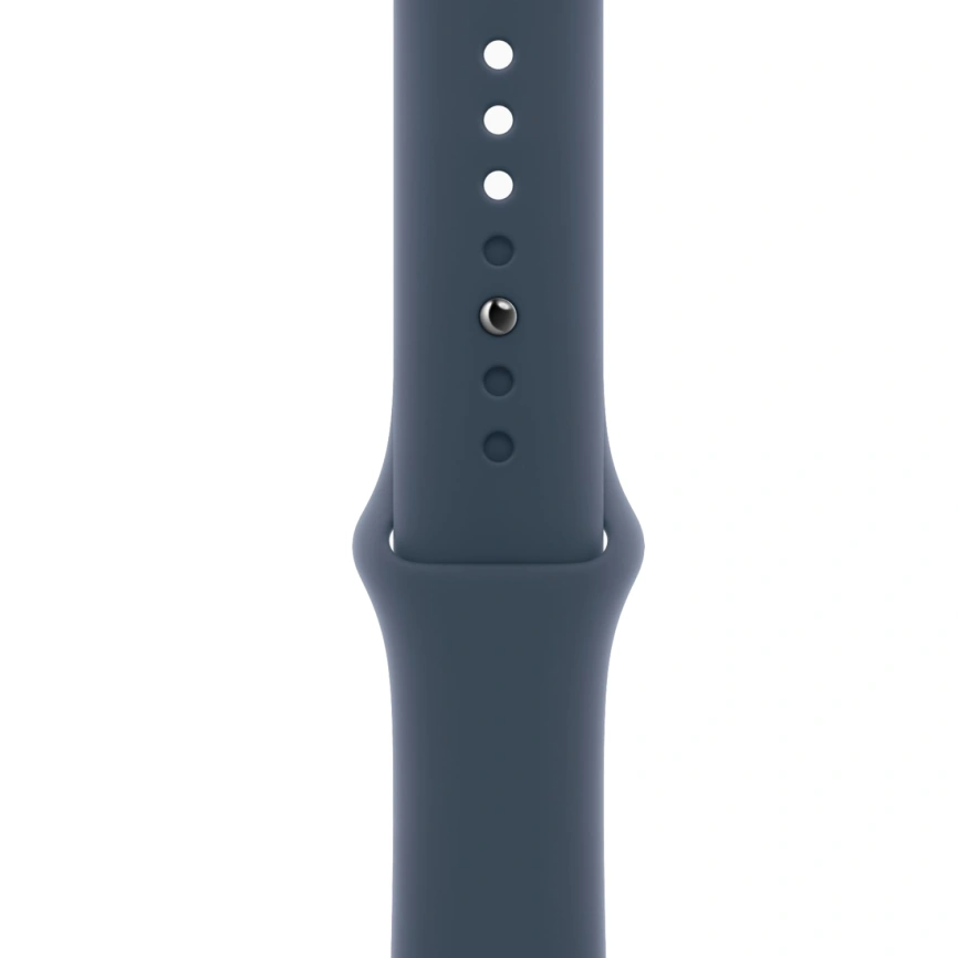 Смарт-часы Apple Watch Series 9 41mm Silver Aluminum Case with Storm Blue Sport Band M/L (MR913) фото 2