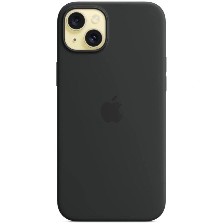 Силиконовый чехол Apple MagSafe для iPhone 15 Black фото 4
