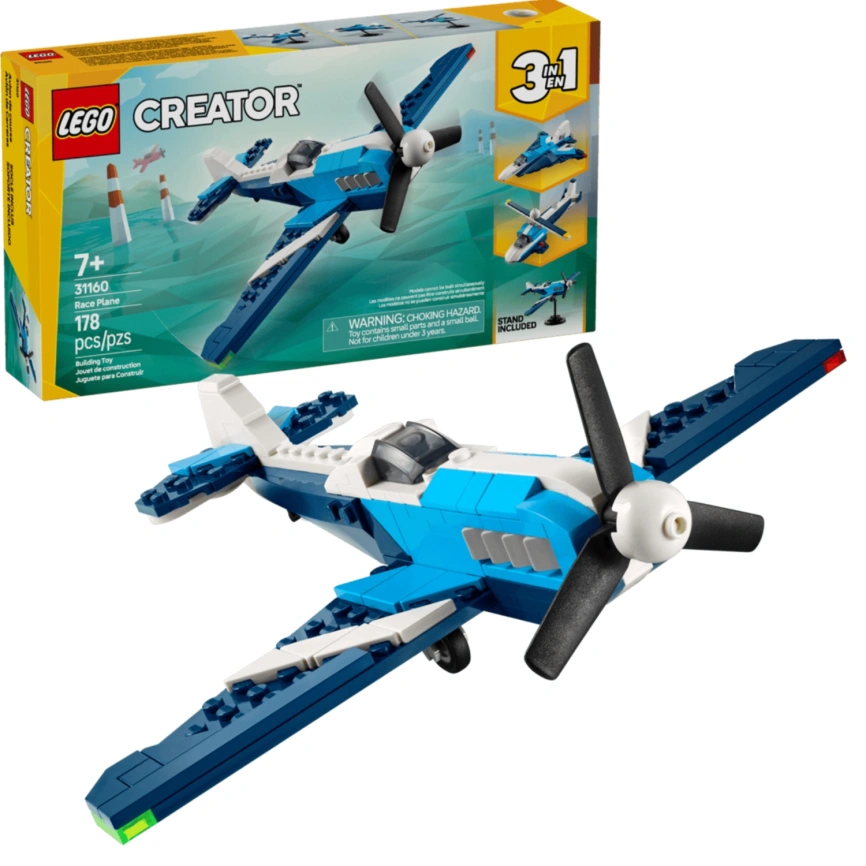 Конструктор LEGO Creator Aircraft: Race Plane 3 in 1 31160 фото 1