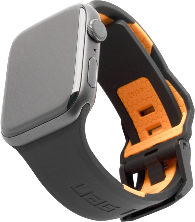 Ремешок UAG Civilian Strap 45mm Apple Watch Black/Orange (19148D114097) фото 1