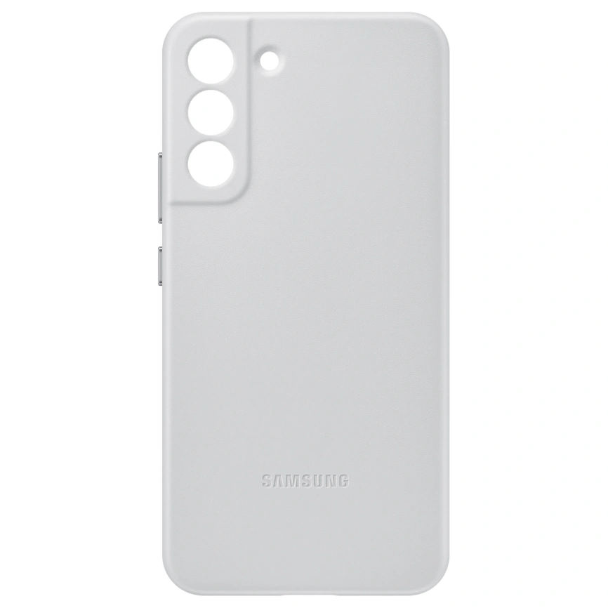 Чехол Samsung Leather Cover для Galaxy S22 Plus (EF-VS906LJEGRU) Light Grey фото 1