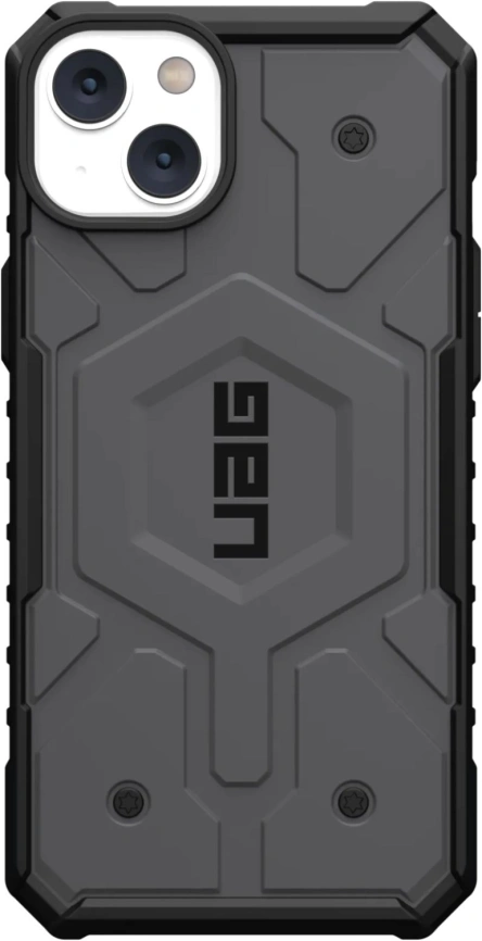 Чехол UAG Pathfinder For MagSafe для iPhone 14 Silver фото 3