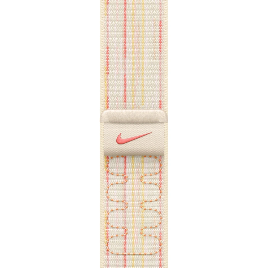 Ремешок Apple Watch 42mm Starlight/Pink Nike Sport Loop фото 1