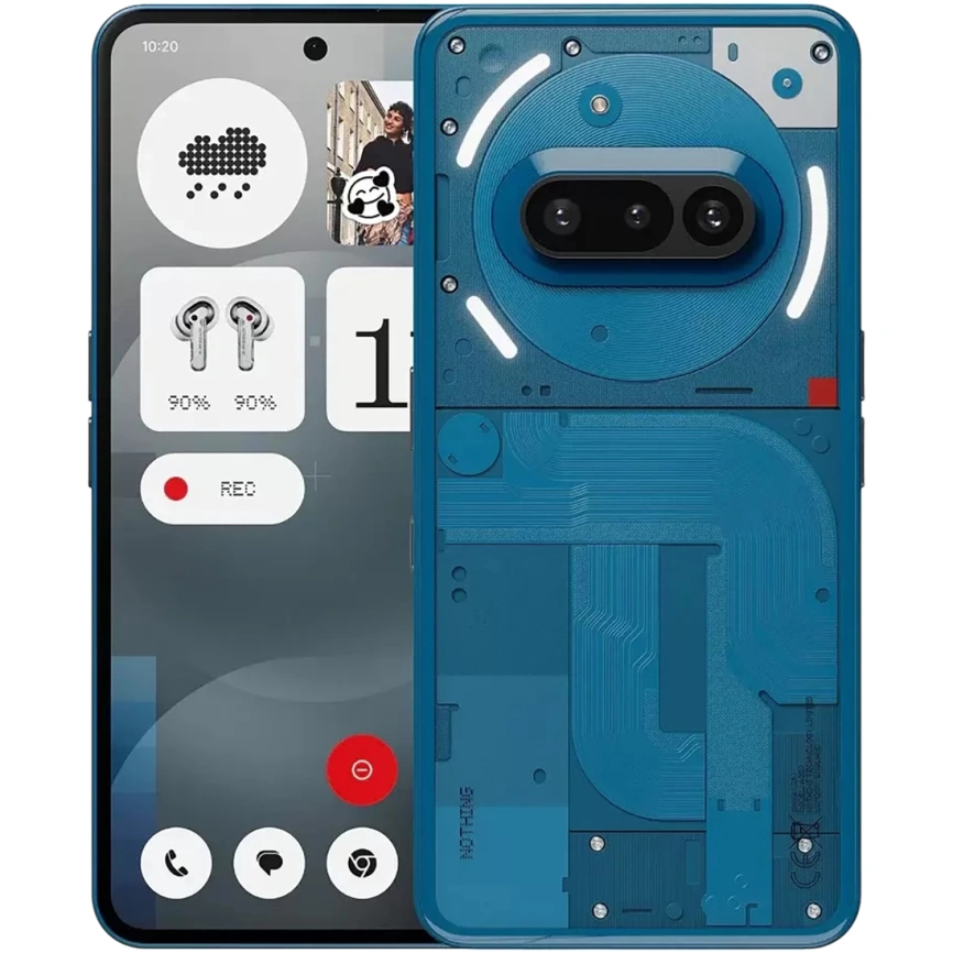 Смартфон Nothing Phone (3A) 8/256Gb Blue фото 1