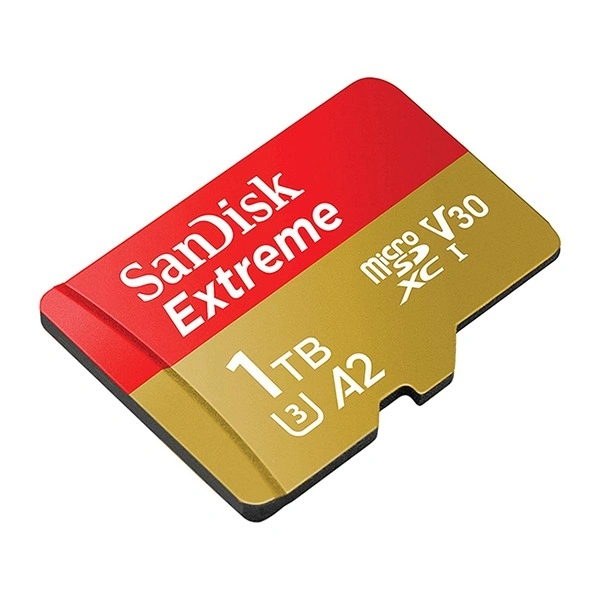 Карта памяти Sandisk Extreme 1TB MicroSDXC Class 10/UHS-I/U3/V30/A2/160 Мб/с SDSQXA1-1T00-GN6MA фото 2