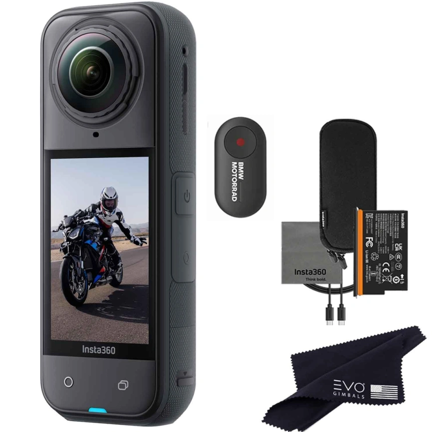 Экшн-камера Insta360 X5 BMW Motorrad Edition Black фото 3