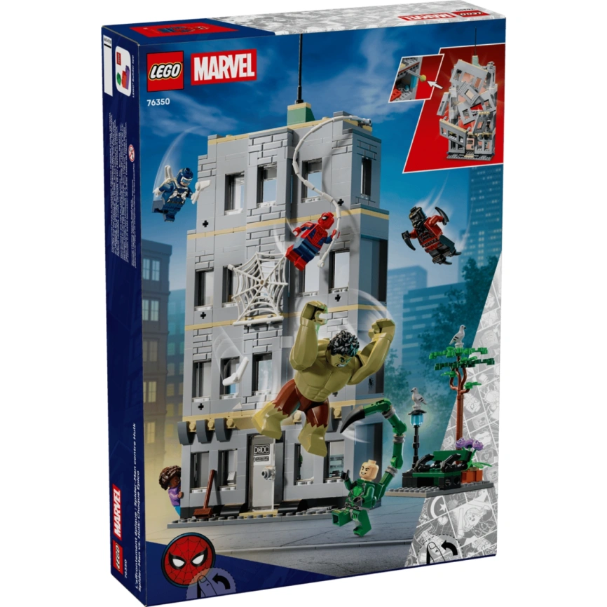 Конструктор LEGO Super Heroes Marvel Spider-Man vs. the Hulk: Epic Clash 76350 фото 7