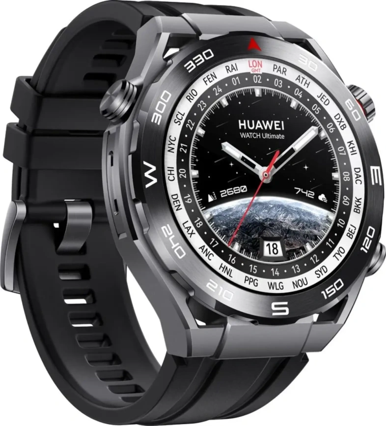 Смарт-часы Huawei Watch Ultimate (CLB-B19) Black/HNBR Strap фото 2