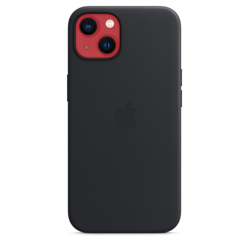 Кожаный чехол Apple MagSafe для iPhone 13 Тёмная ночь фото 8