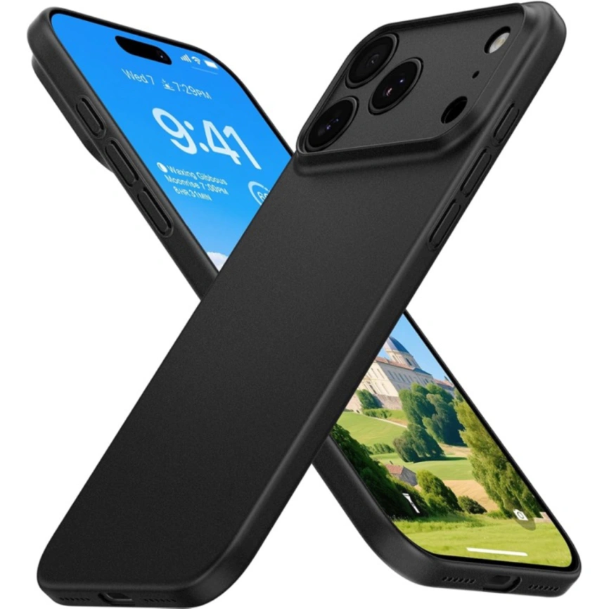 Чехол Gurdini Super Slim 0.3 mm для iPhone 17 Pro Max Black фото 1