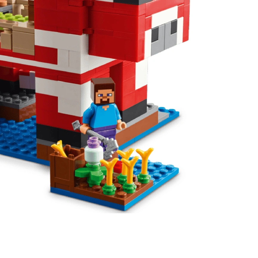 Конструктор LEGO Minecraft The Mooshroom House 21270 фото 5