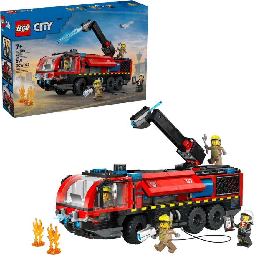 Конструктор LEGO City Airport Fire Truck 60499 фото 1