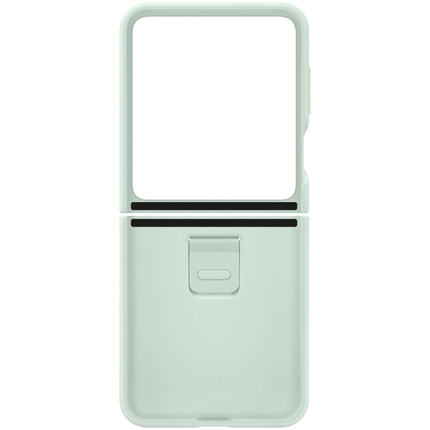 Чехол Samsung Series для Galaxy Z Flip 5 Silicone Case with Ring Mint фото 4