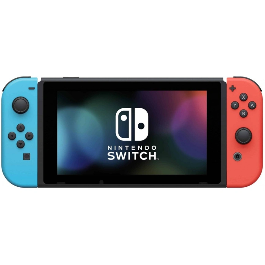 Игровая приставка Nintendo Switch Rev.2 (Обновленная версия) 32GB Neon Blue/Neon Red фото 1