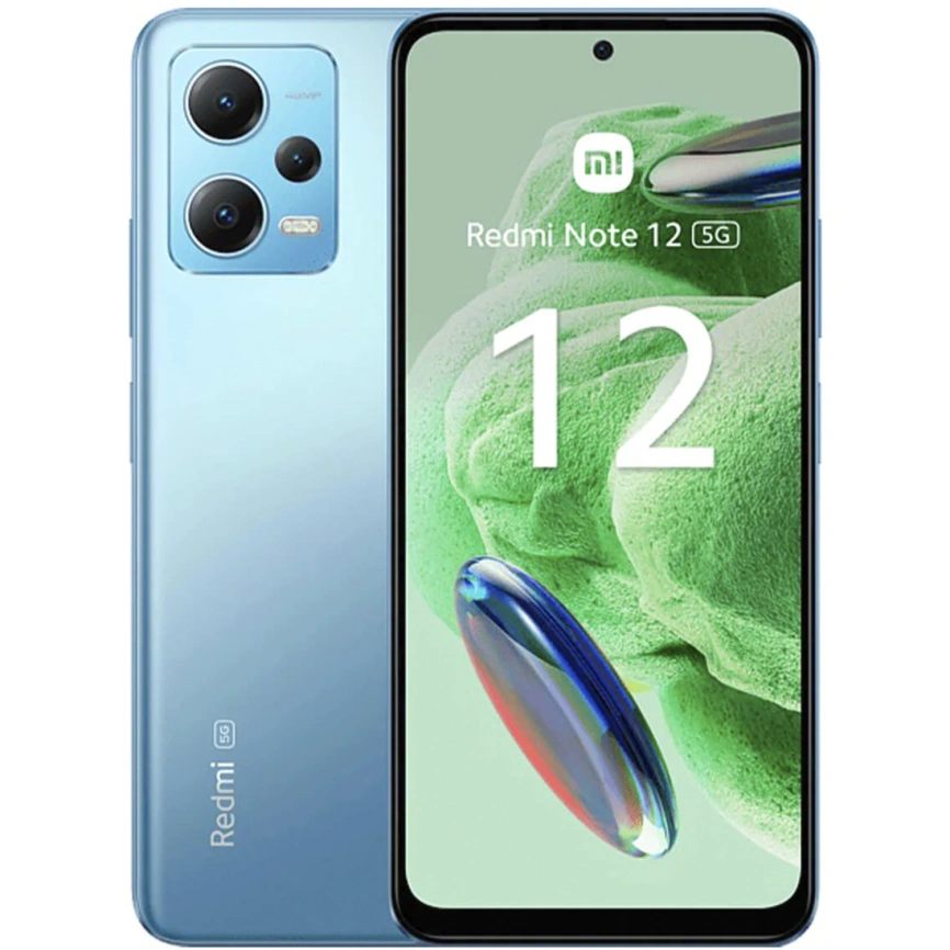 Смартфон XiaoMi Redmi Note 12 5G 8/256Gb (NFC) Ice Blue Global Version фото 1