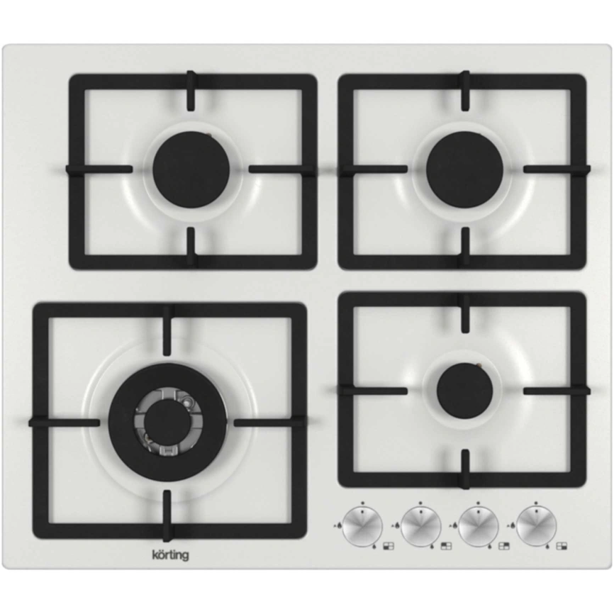 Газовая варочная панель Korting HG 697 CTW White фото 1