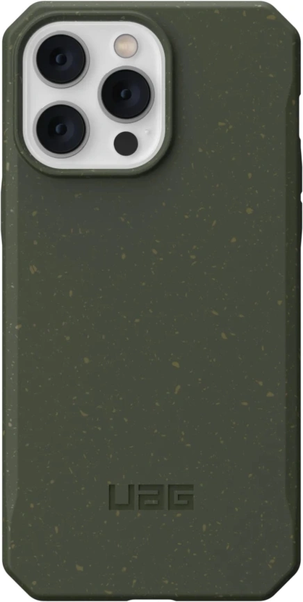 Чехол UAG Biodegradable Outback для iPhone 14 Pro Max Olive фото 5