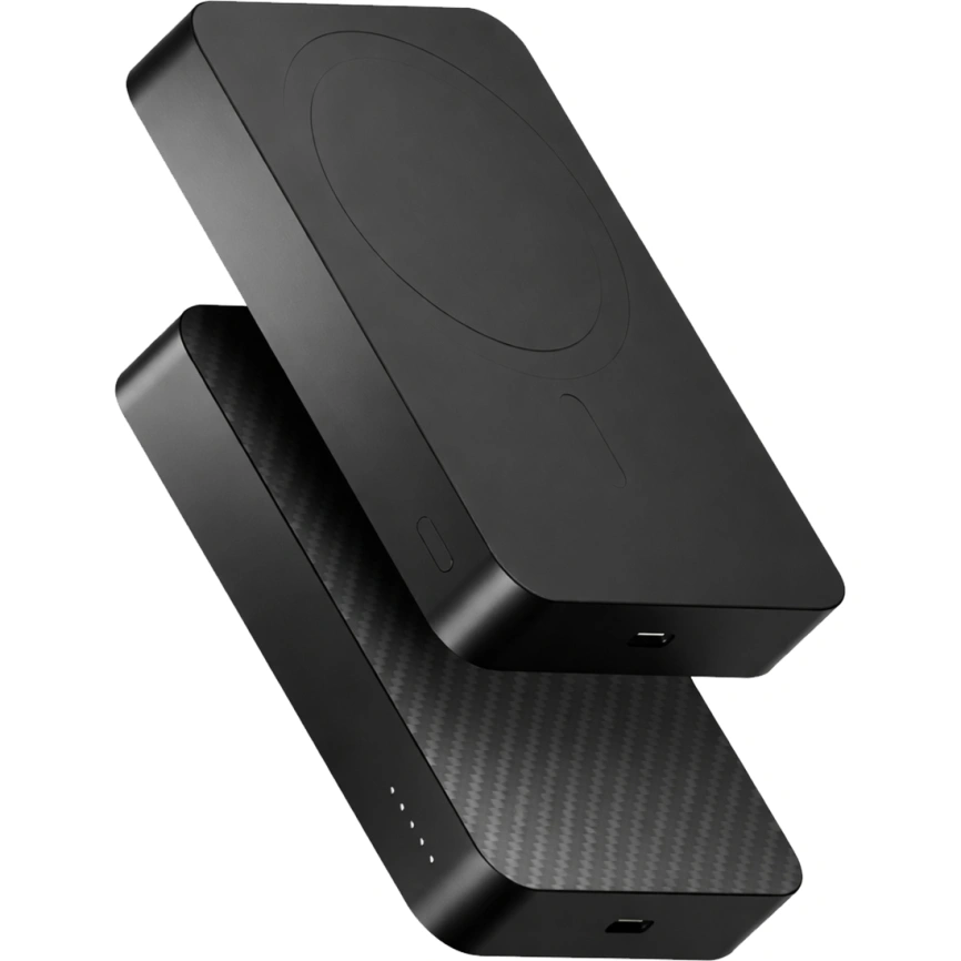 Внешний аккумулятор Gurdini Kevlar Power 20W with MagSafe 10000 mAh Black фото 1