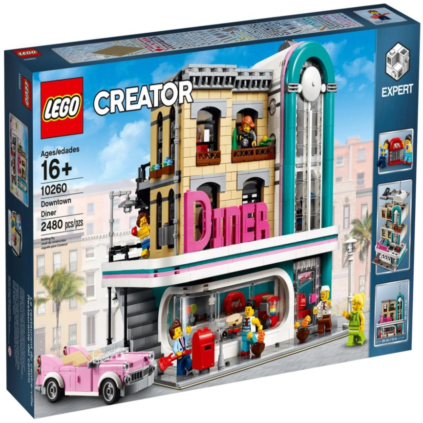 Конструктор LEGO Creator Downtown Diner 10260 фото 2