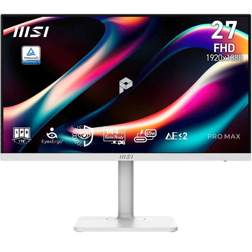 Монитор MSI 27" PRO MAX 271PHW E14 IPS White (9S6-3PF54H-022) фото 1