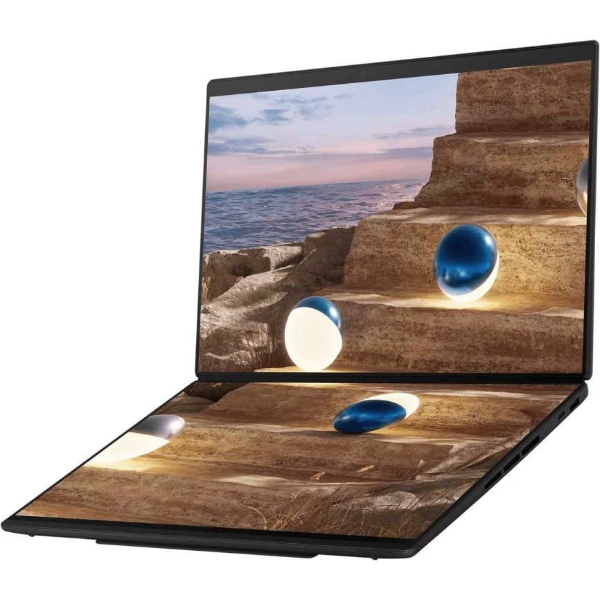 Ноутбук ASUS Zenbook Duo UX8407AA-SN197X 14 OLED/X9 388H Ultra/32GB/2TB SSD (90NB16V1-M00900) Elephant Gray фото 4