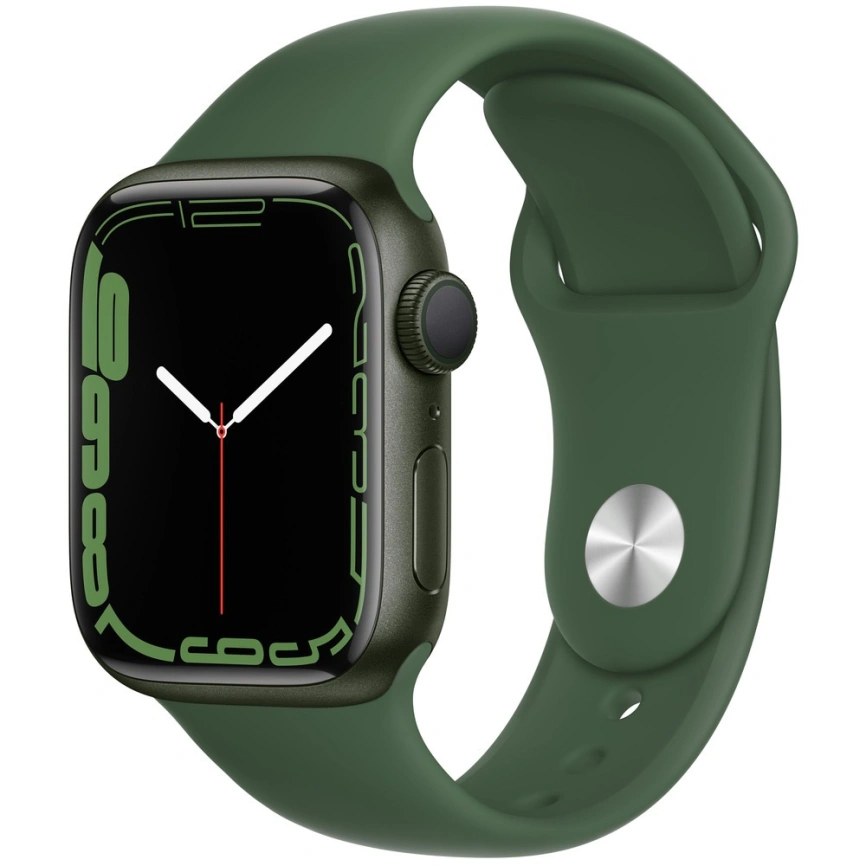 Смарт-часы Apple Watch Series 7 GPS 45mm Green (Зеленый) Sport Band (MKN73RU/A) фото 1