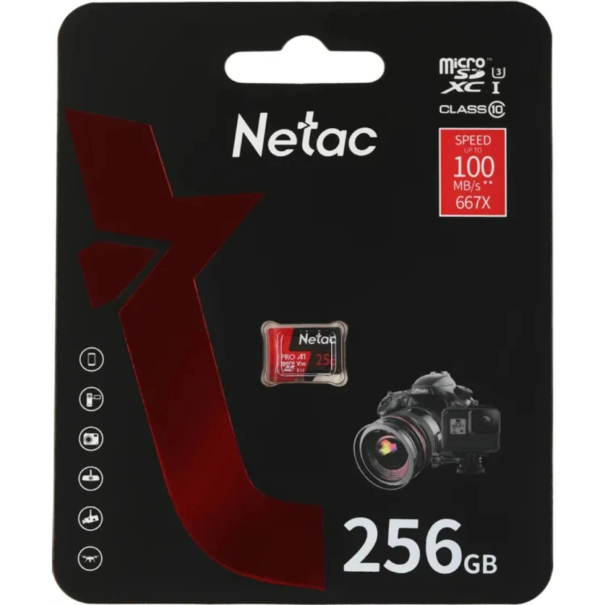 Карта памяти Netac SDXC class 10 (NT02P500PRO-256G-S) фото 2