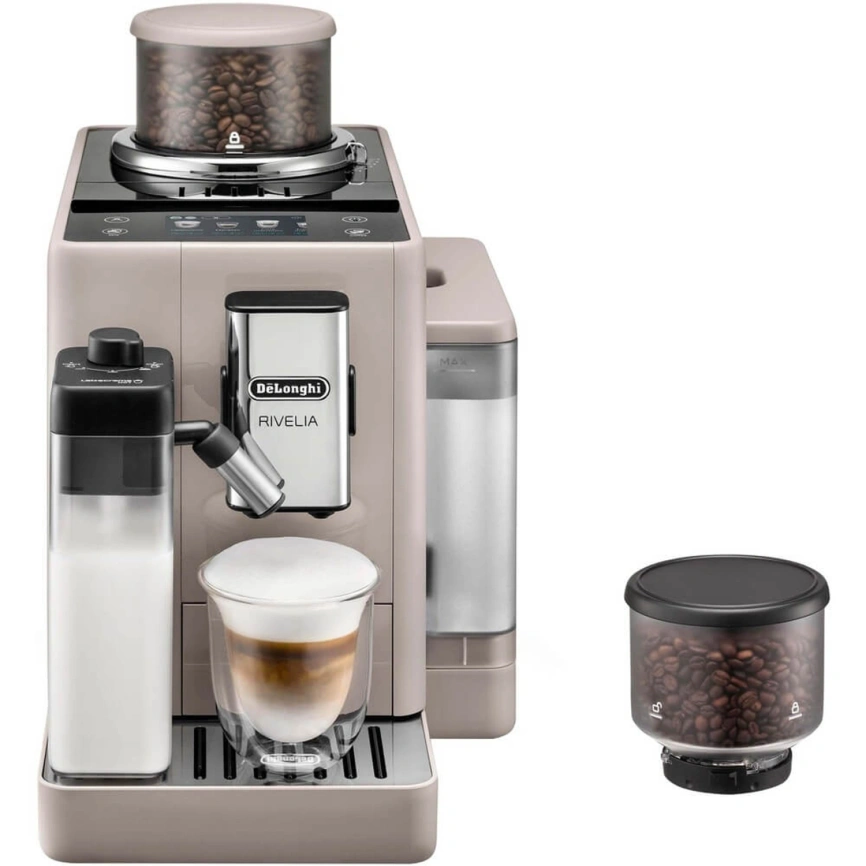 Кофемашина DeLonghi Rivelia Perfetto EXAM440.55.BG Sand Beige фото 2