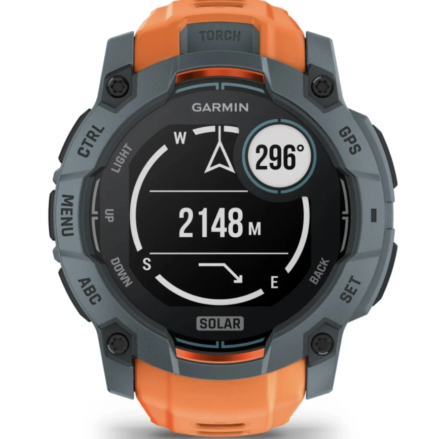 Смарт-часы Garmin Instinct 3 50mm Solar Twilight with Solstice Band (010-02935-01) фото 7