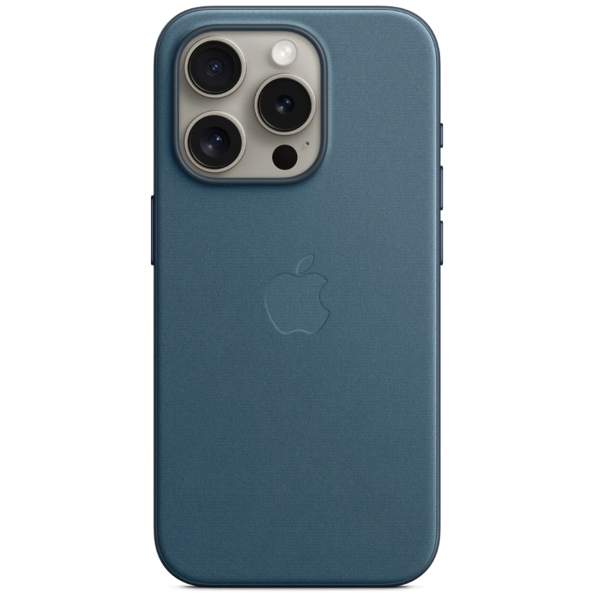 Чехол Apple FineWoven with MagSafe для iPhone 15 Pro Max Pacific Blue фото 6