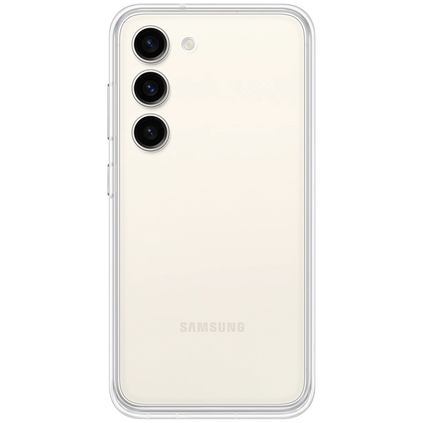 Чехол Samsung Series для Galaxy S23 Frame Case White фото 4