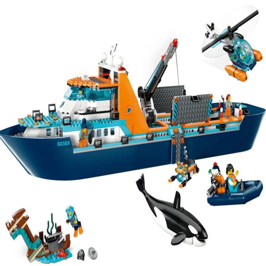 Конструктор LEGO City Arctic Explorer Ship 60368 фото 3