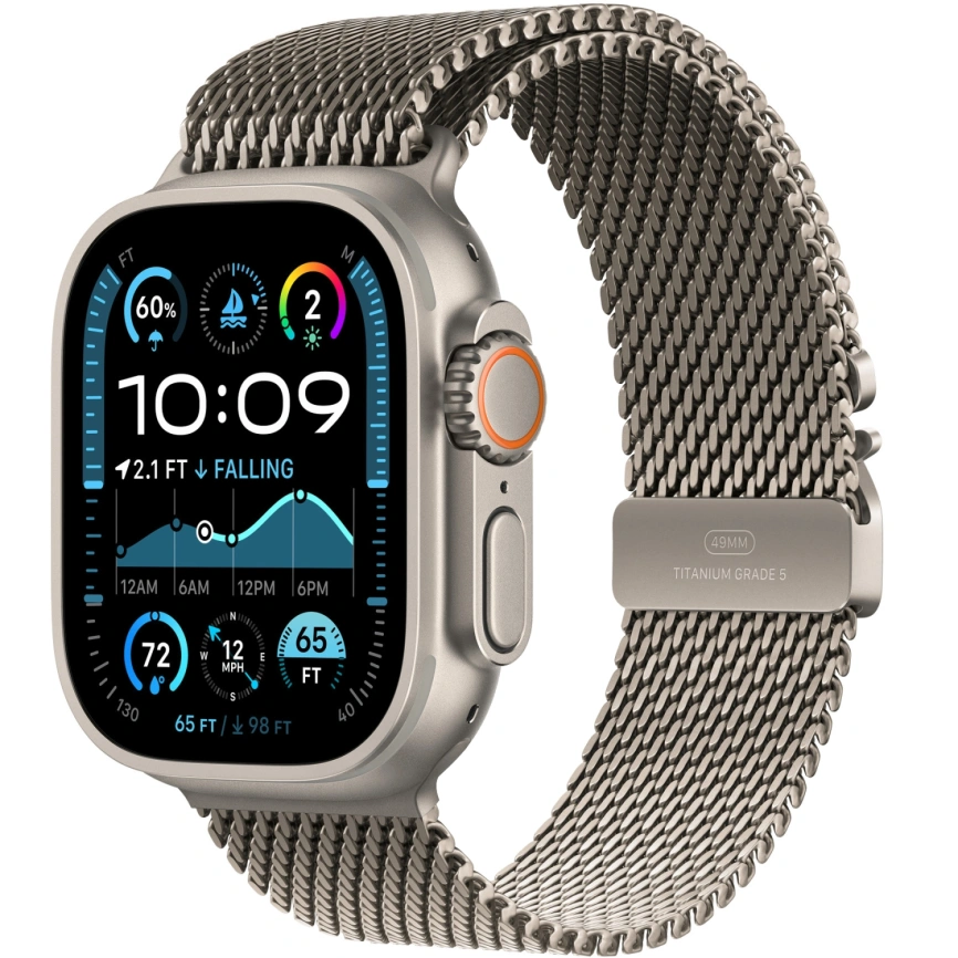 Ремешок Apple Watch Ultra 49mm Natural Milanese Loop L фото 2