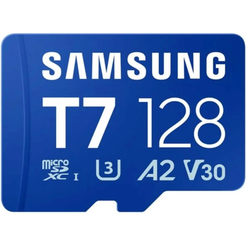 Карта памяти Samsung Micro SecureDigital 128Gb SDXC Samsung T7 class10 UHS-I U3 (MB-MB128T) фото 1