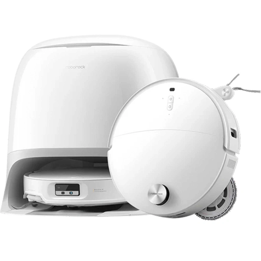 Робот-пылесос Roborock Qrevo CurvX White EAC фото 2