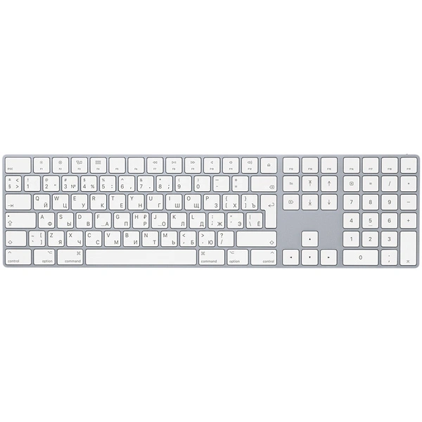 Клавиатура беспроводная Apple Magic Keyboard with Numeric Keypad (MQ052RS/A) фото 1