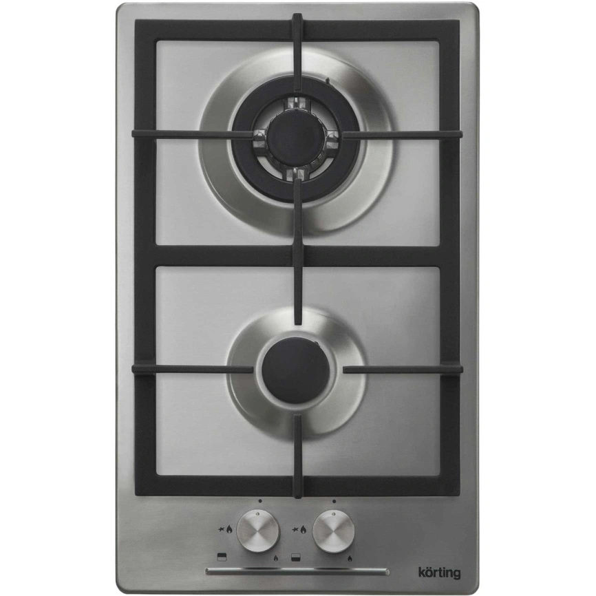 Газовая варочная панель Korting HG 365 CTX Stainless Steel фото 1