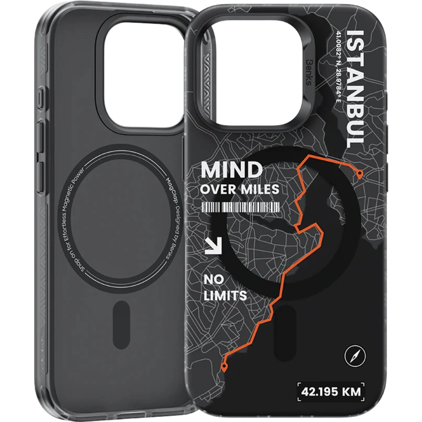 Чехол Benks Magnetic City Case with MagSafe для iPhone 16 Pro Istanbul фото 3