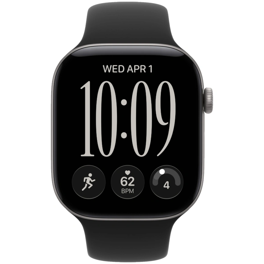 Смарт-часы Apple Watch Series 12 46mm Space Gray Aluminum Case with Black Sport Band S/M фото 3