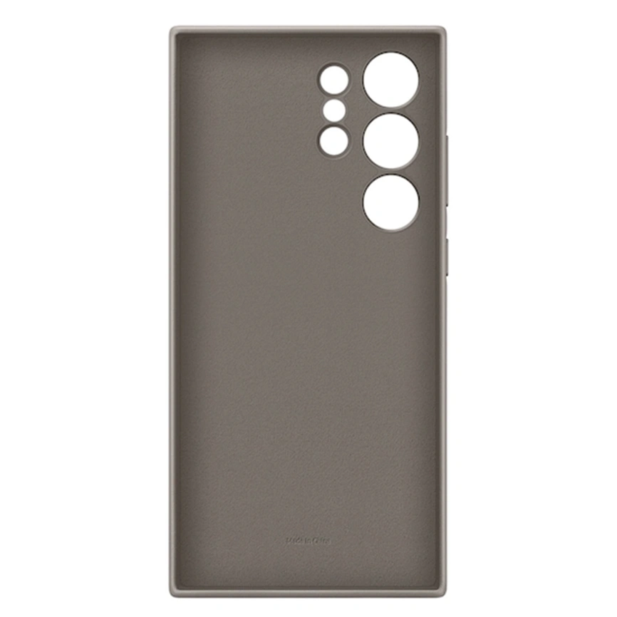 Чехол Samsung Vegan Leather Case для S24 Ultra Taupe фото 5