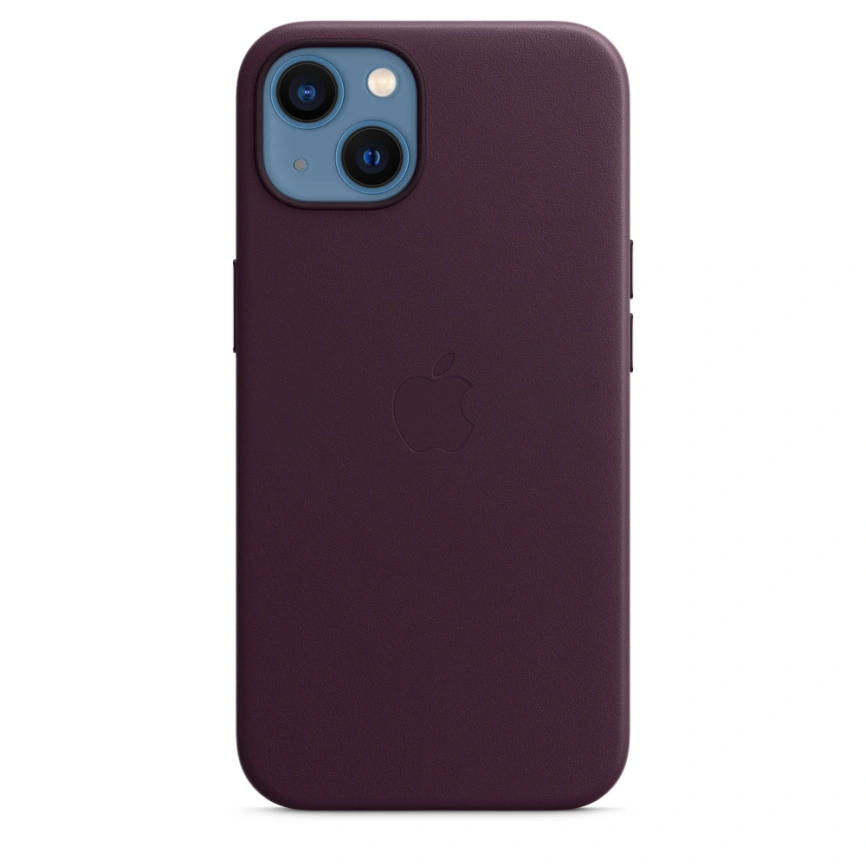 Кожаный чехол Apple MagSafe для iPhone 13 Dark Cherry фото 6